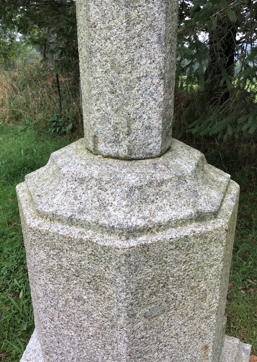 Calvary Or Cross Of The Way In Granite 19th-photo-3