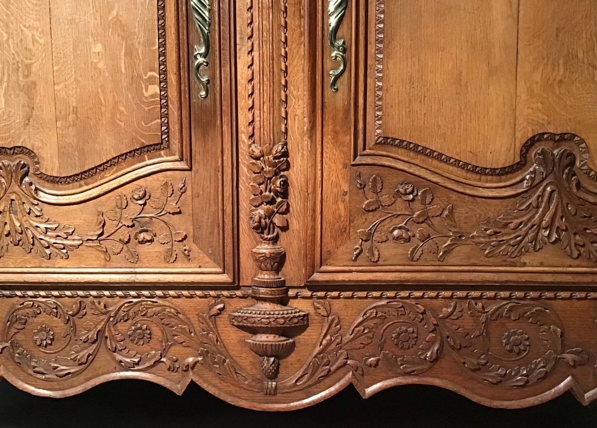 Armoire Normande De Mariage, 19ème -photo-4