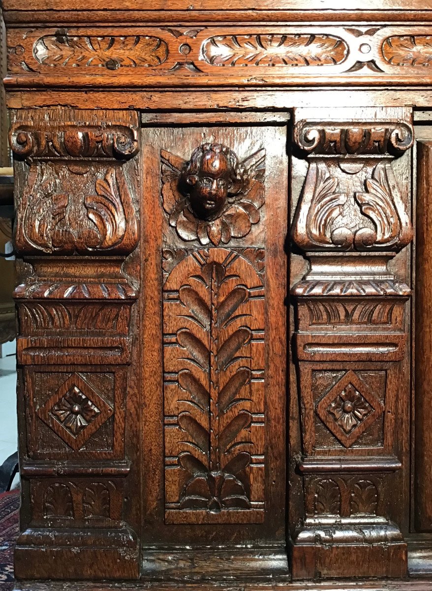 Norman Chest In Oak 17th-photo-2