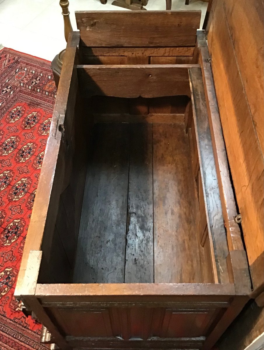 Norman Chest In Oak 17th-photo-4