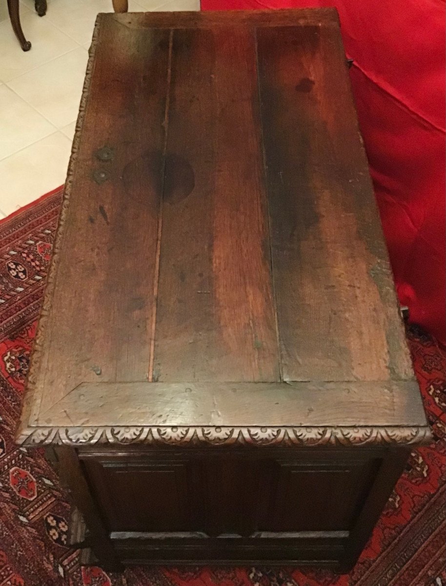 Norman Chest In Oak 17th-photo-6