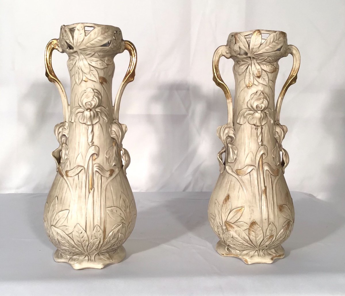 Pair Of Art Nouveau Vases