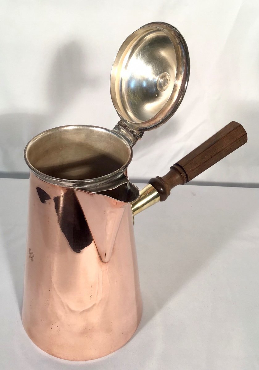 Grand Hotel Copper Coffee Maker, Early 20th-photo-2