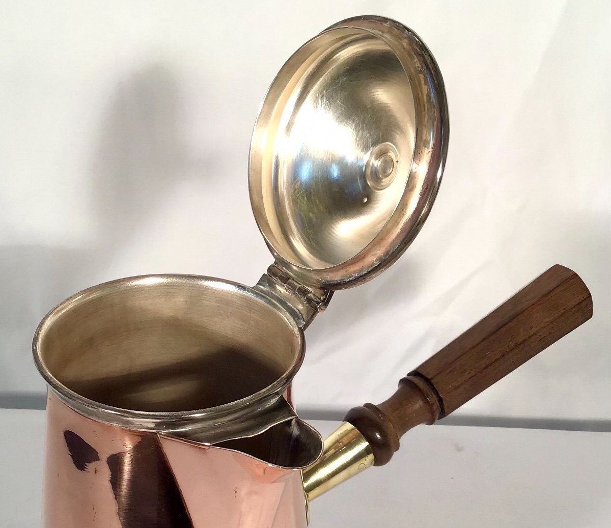 Grand Hotel Copper Coffee Maker, Early 20th-photo-2