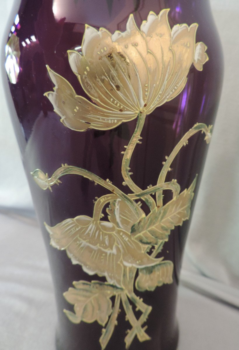 Paire De Grands Vases Art Nouveau-photo-4