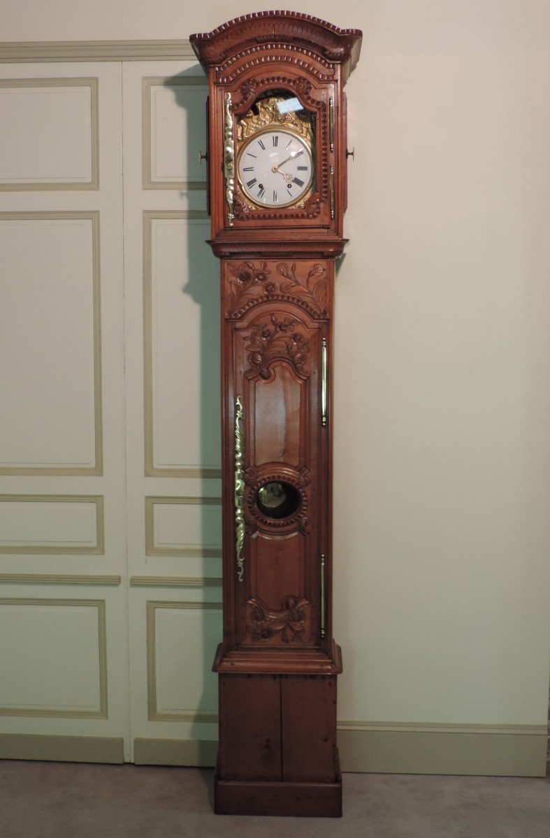 Horloge Normande En Merisier