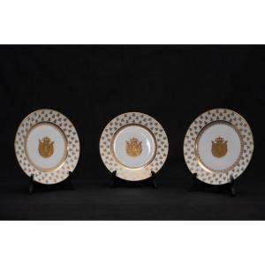 Nineteenth Century Sèvres Porcelain Plates