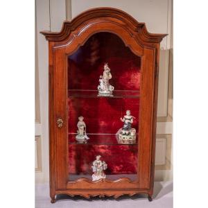 Petite Vitrine De Style Louis XIV à Suspendre, époque XVIIIème