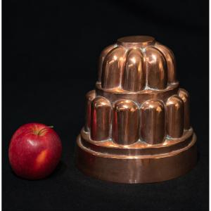 Moule à gâteaux en cuivre époque fin XIXème siècle