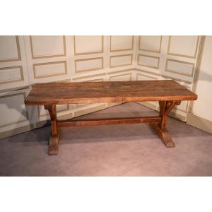 Table de monastère en chêne, époque milieu XXème siècle