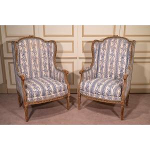 Paire de bergères à oreilles