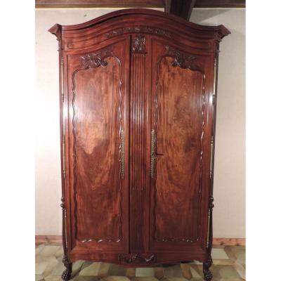 Armoire De Port Nantaise En Acajou