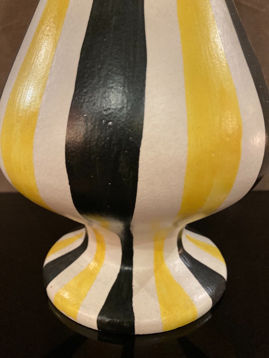Large Modernist Vase Jean De Lespinasse 1950 '-photo-3