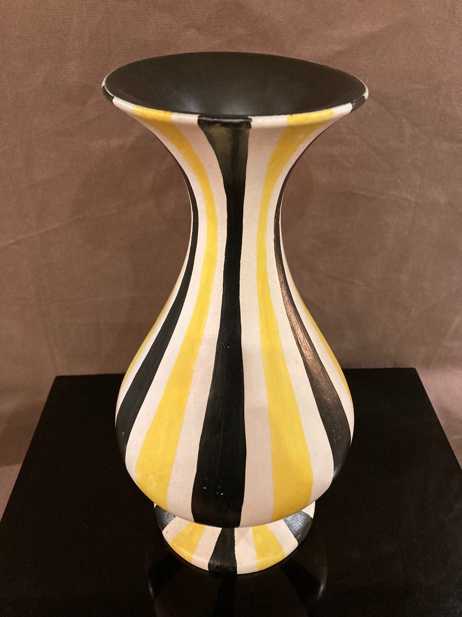 Large Modernist Vase Jean De Lespinasse 1950 '-photo-4