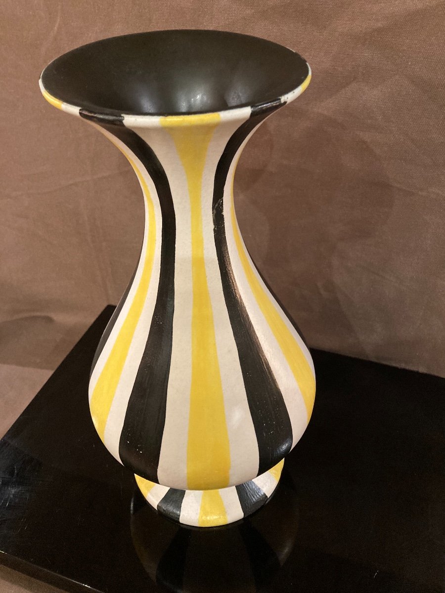 Large Modernist Vase Jean De Lespinasse 1950 '-photo-1