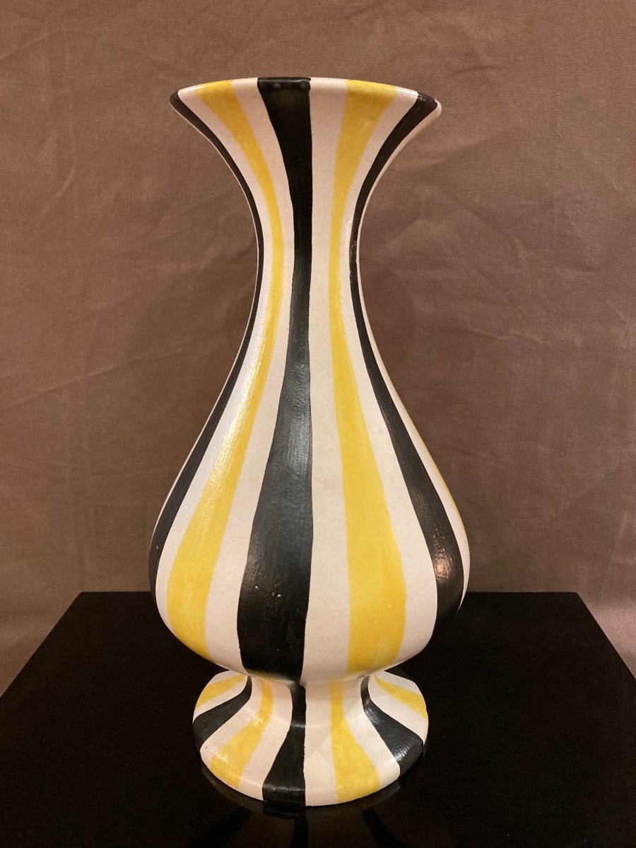Large Modernist Vase Jean De Lespinasse 1950 '