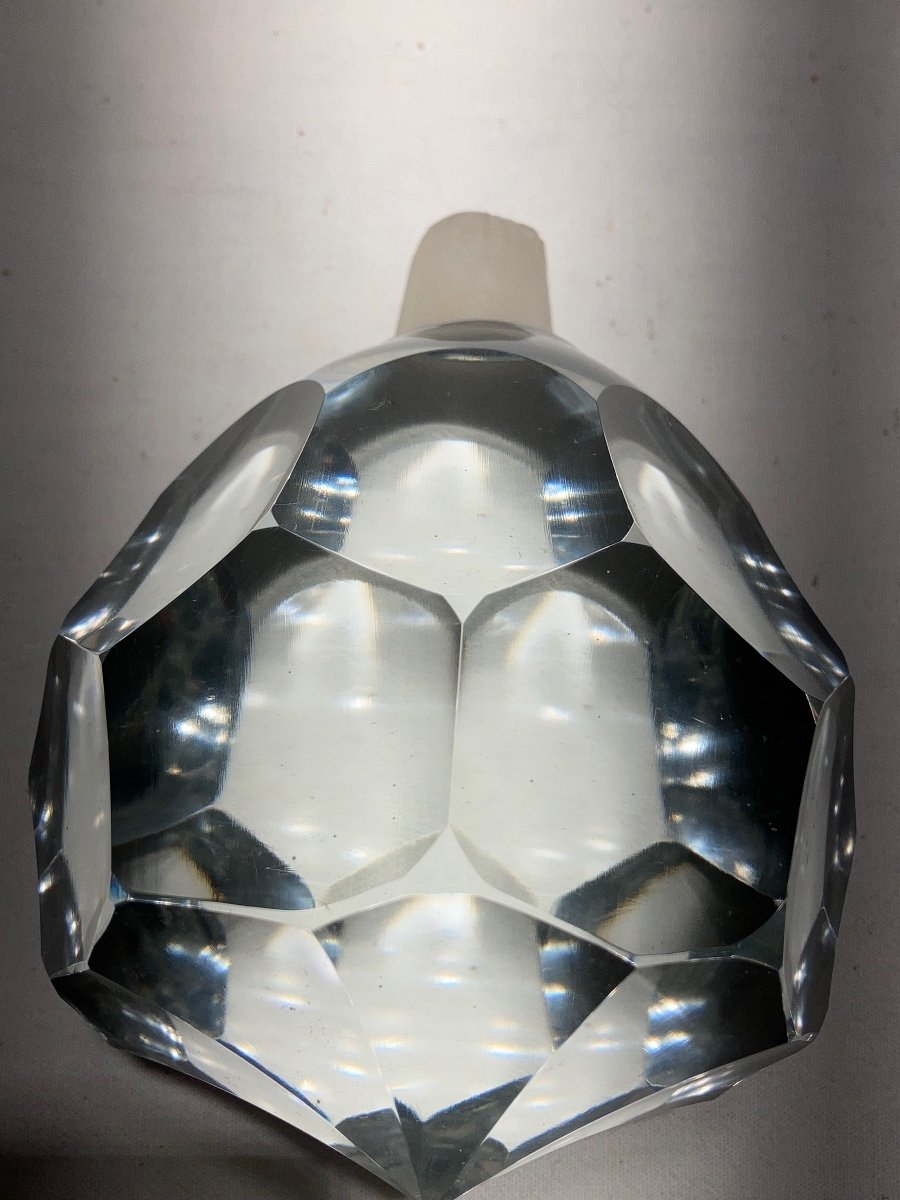 Spectacular 19th Century Crystal Bottle Stopper-photo-2