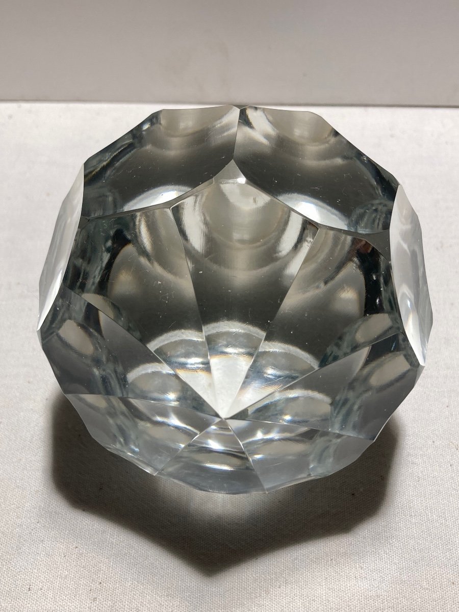 Spectacular 19th Century Crystal Bottle Stopper-photo-3