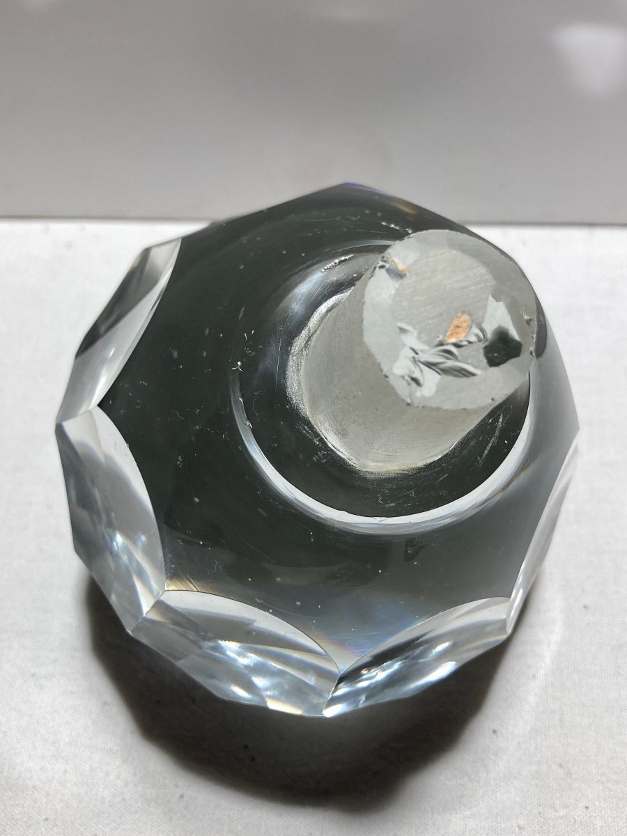 Spectacular 19th Century Crystal Bottle Stopper-photo-2