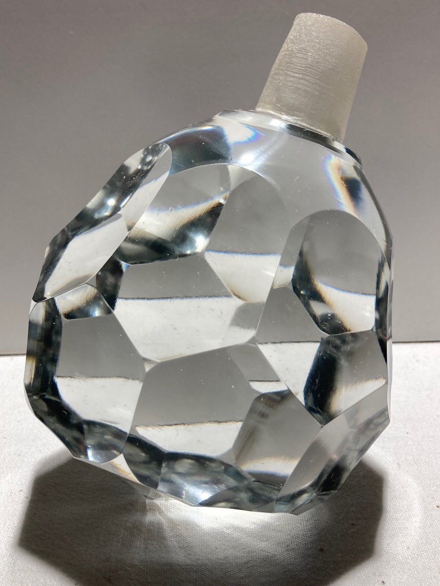 Spectacular 19th Century Crystal Bottle Stopper-photo-3