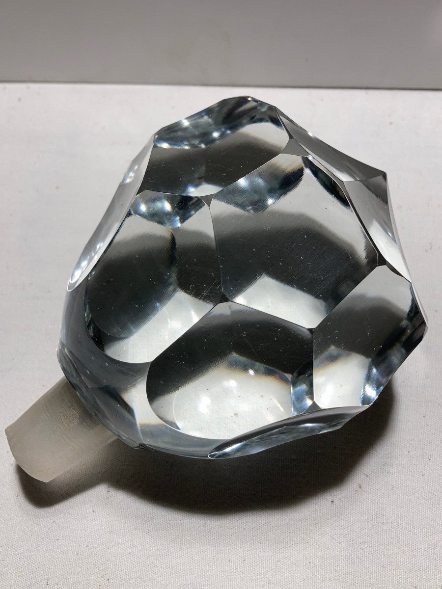 Spectacular 19th Century Crystal Bottle Stopper