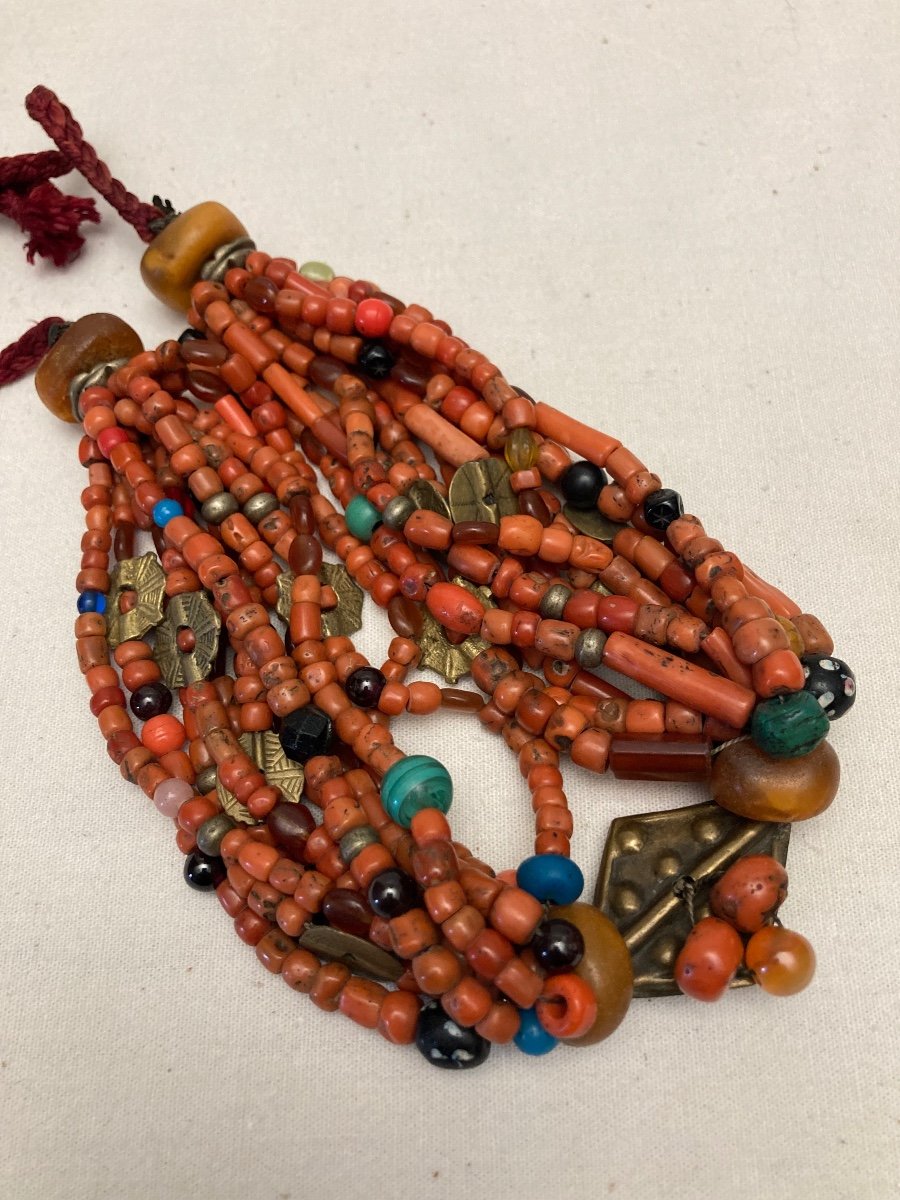 Collier De Mariage Berbère Corail 19ème-photo-3