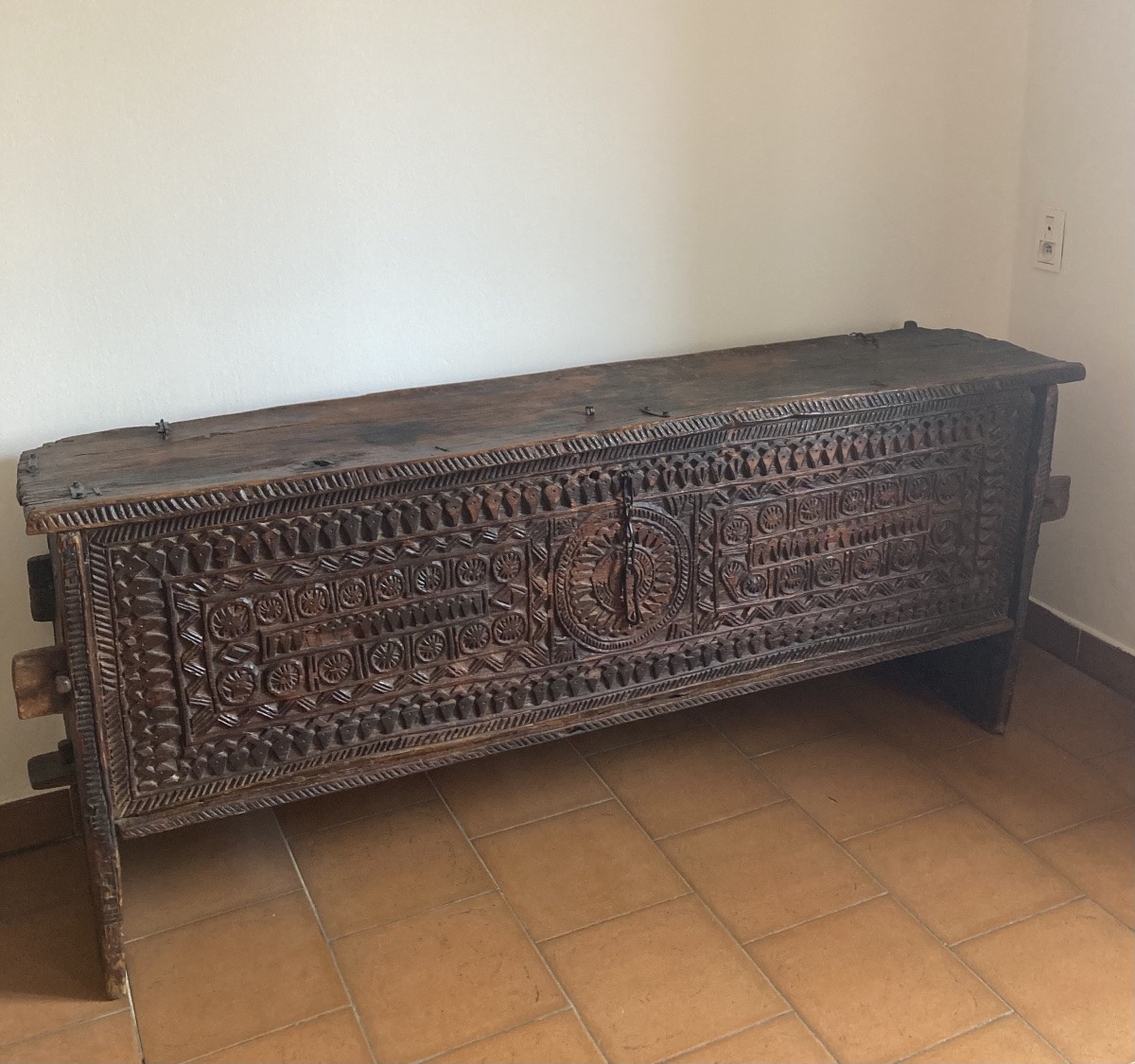 18th Century Afghan Chest-photo-3