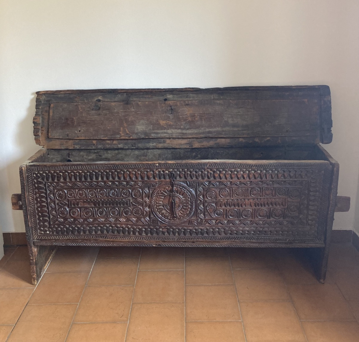 18th Century Afghan Chest-photo-4
