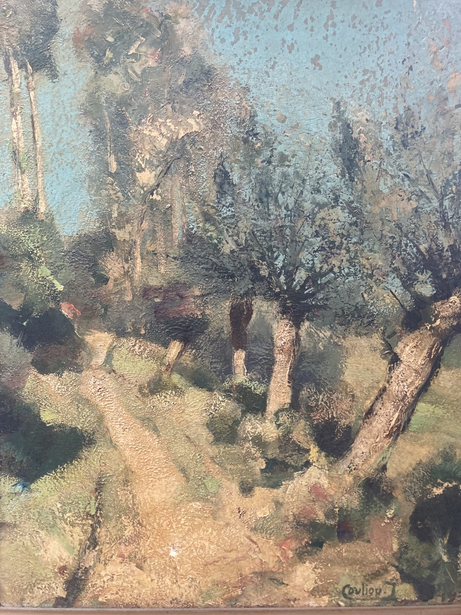 Peinture J.Y Couliou Art Deco-photo-2