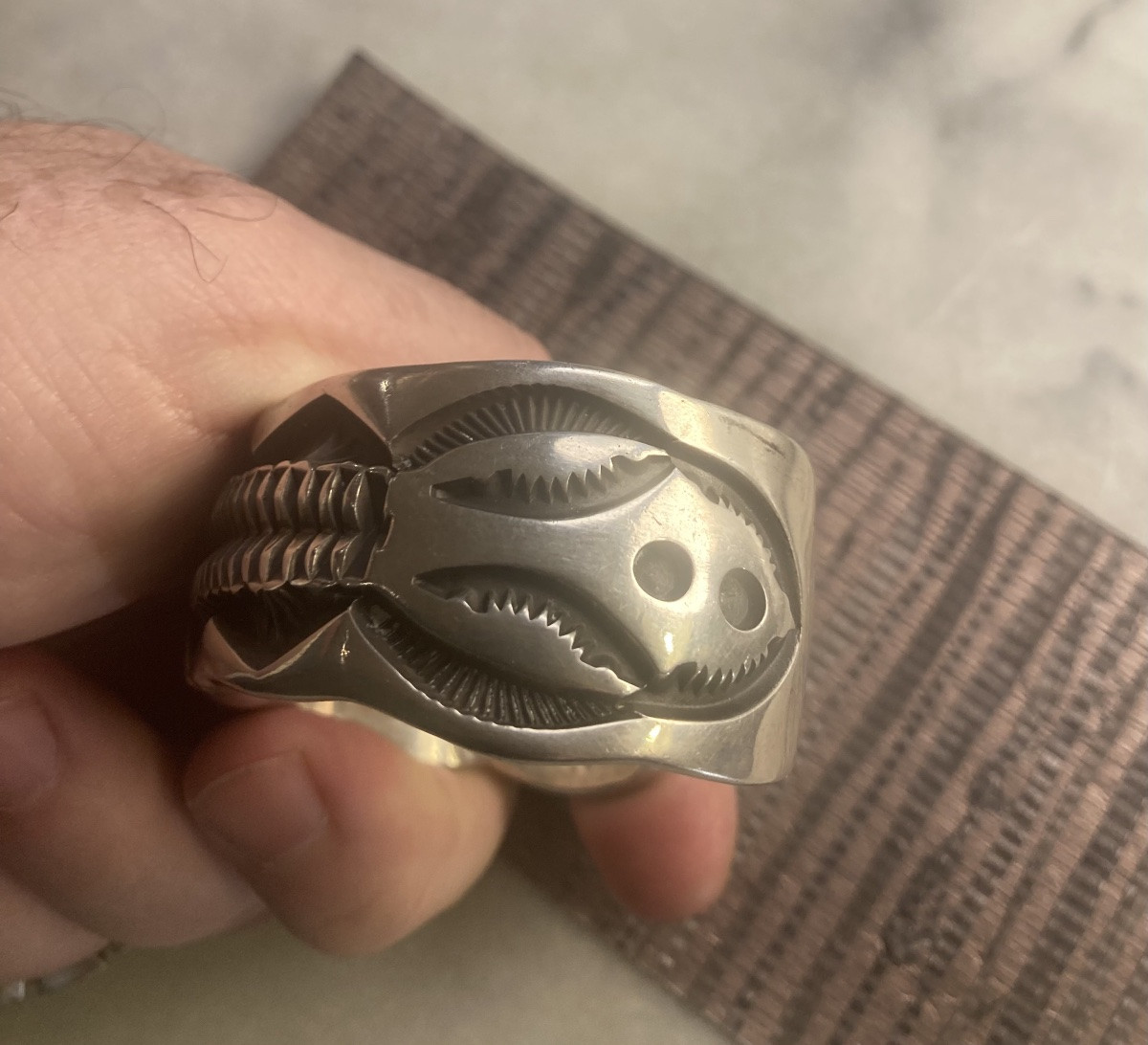 Eric Emerson Solid Silver Bracelet -photo-4