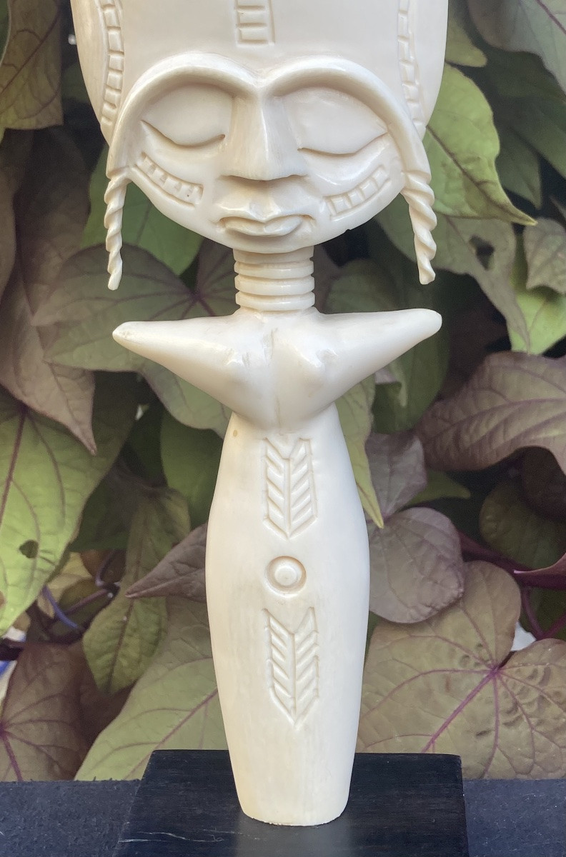 Ivory African Statue-photo-3