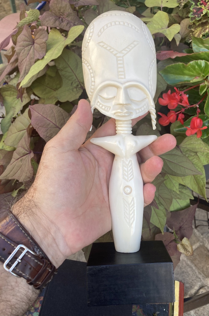 Ivory African Statue-photo-6