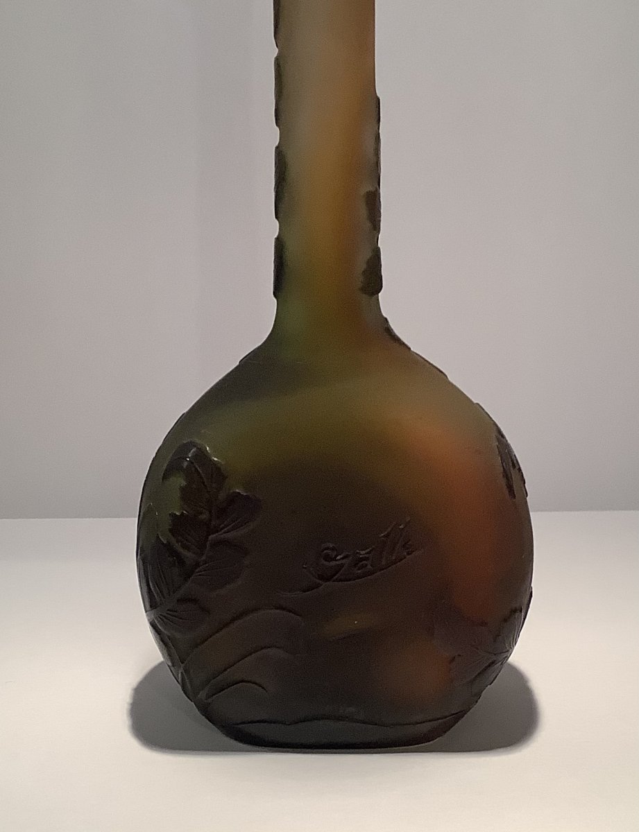 Emile Galle Lacrimoir Vase With Ferns-photo-1