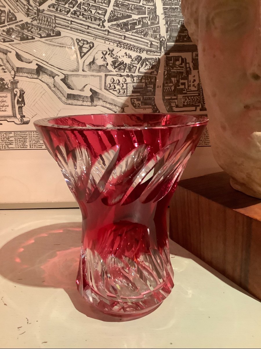 Vase Val Saint Lambert Art Deco-photo-3