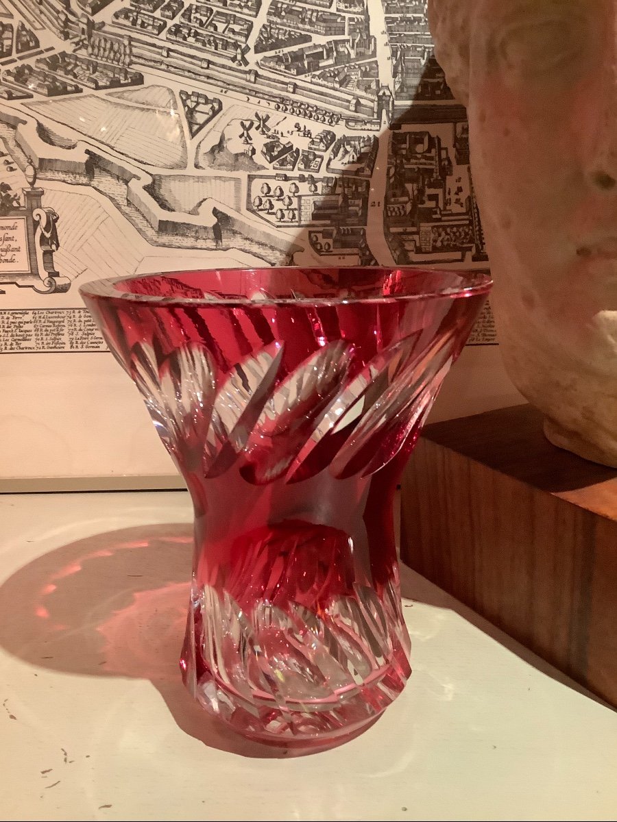 Val Saint Lambert Art Deco Vase-photo-3