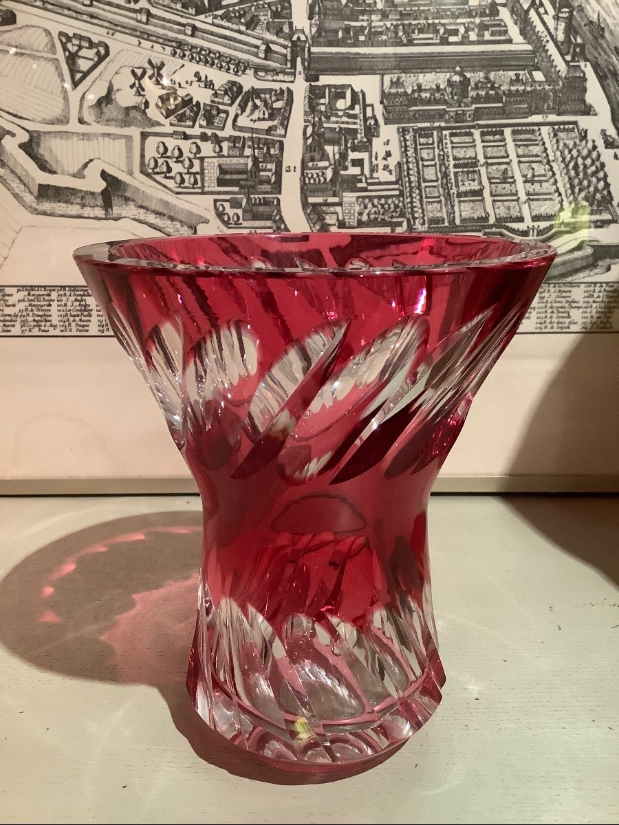 Val Saint Lambert Art Deco Vase