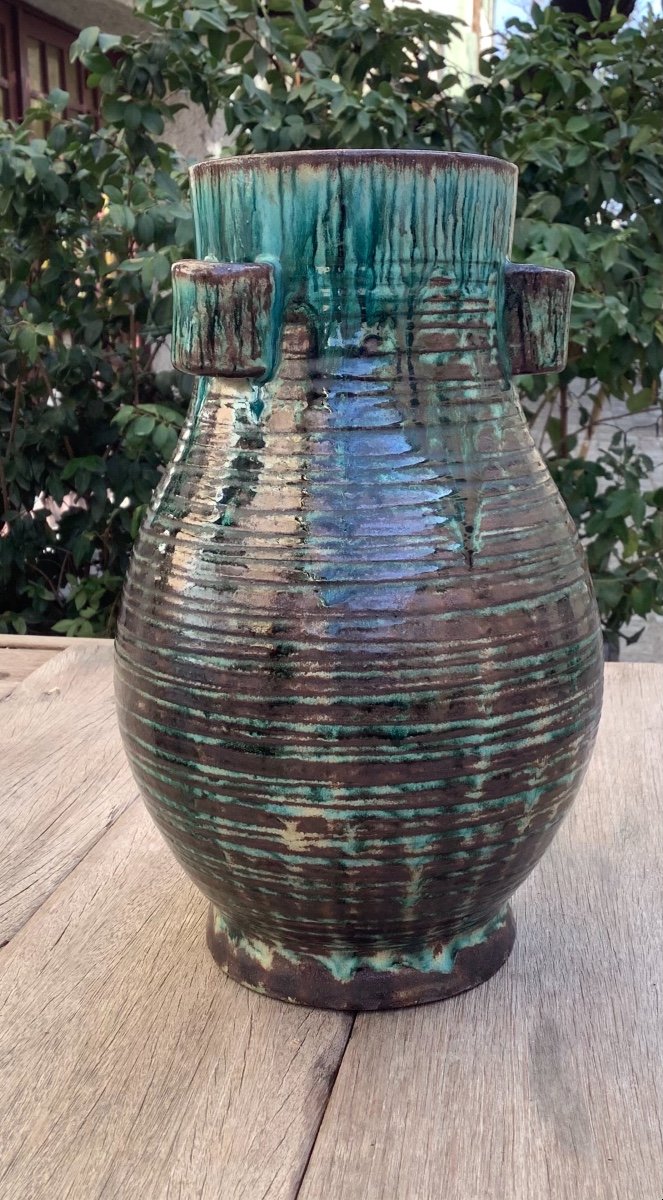 Grand Vase Accolay Céramique 1950´-photo-2