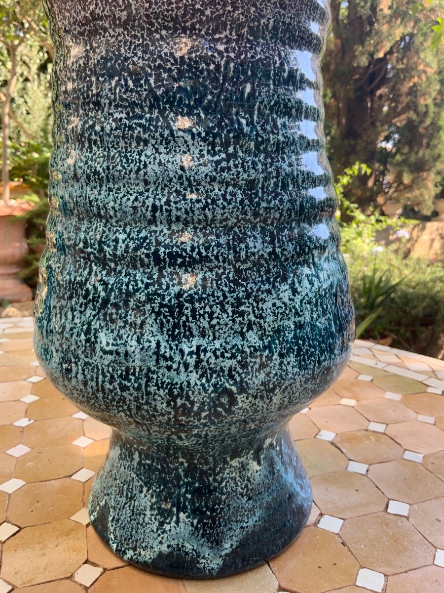 Grand Vase Céramique Accolay 1950´-photo-3