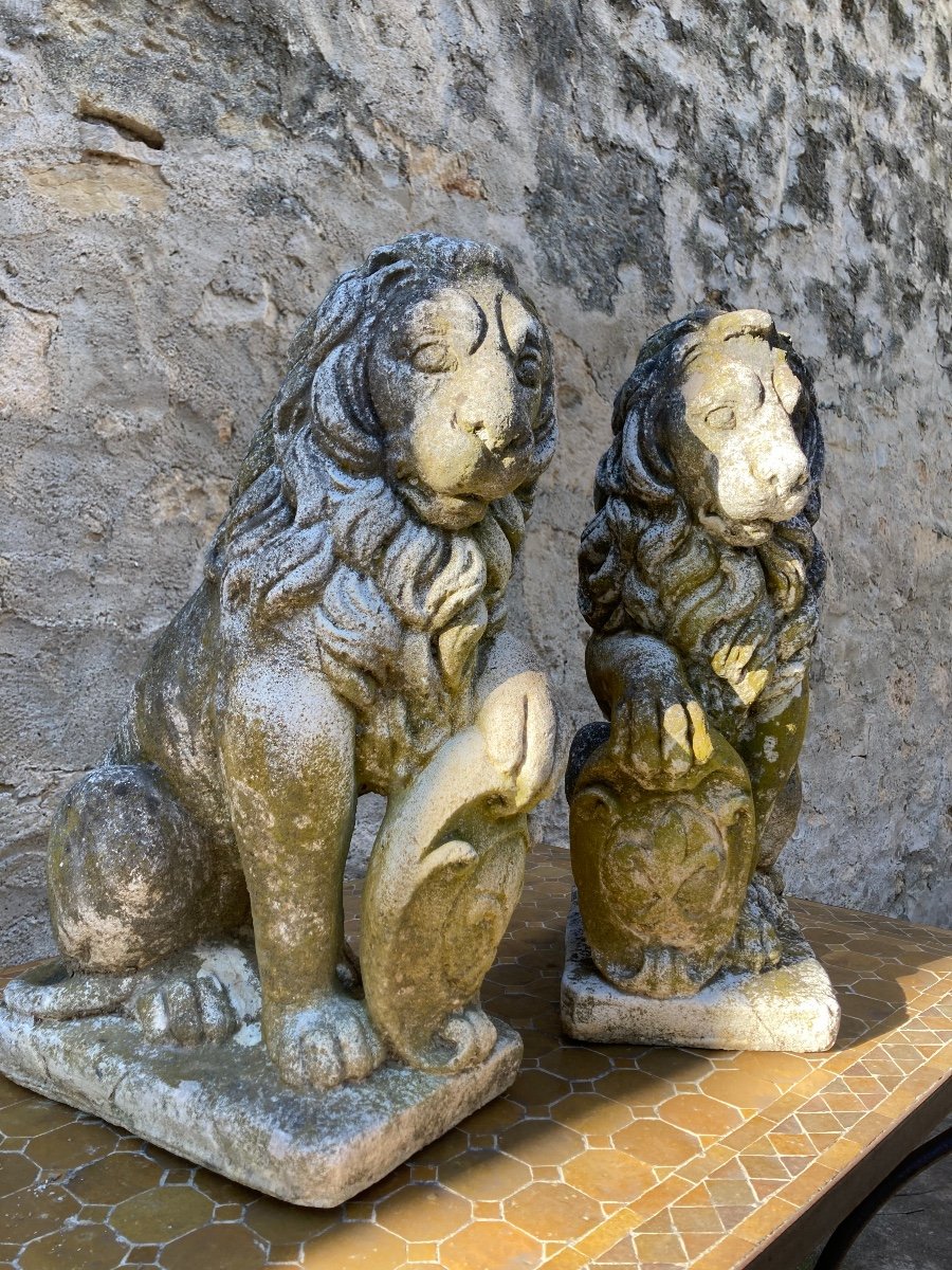 Pair Of Stone Lions-photo-1