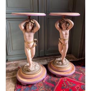 Pair Of 18th Putti Harnesses