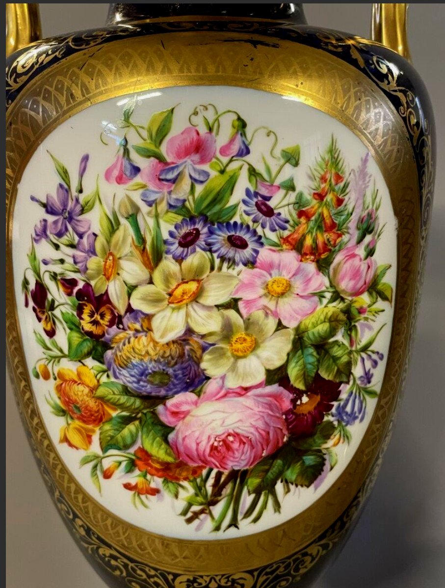 Important Sèvres Vases, Gilt Bronze Mount-photo-2