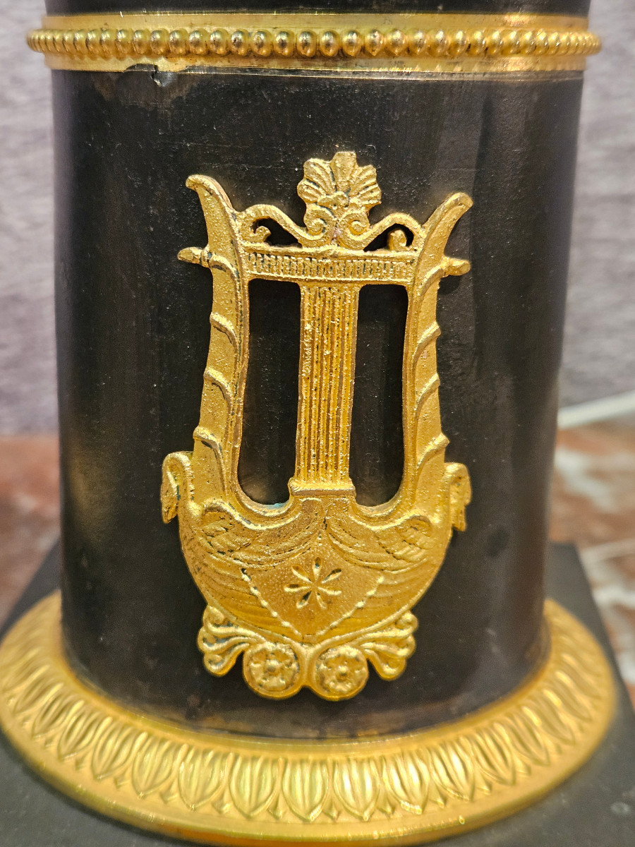 Pair Of Bronze Cassolette Vases, Louis Philippe-photo-3