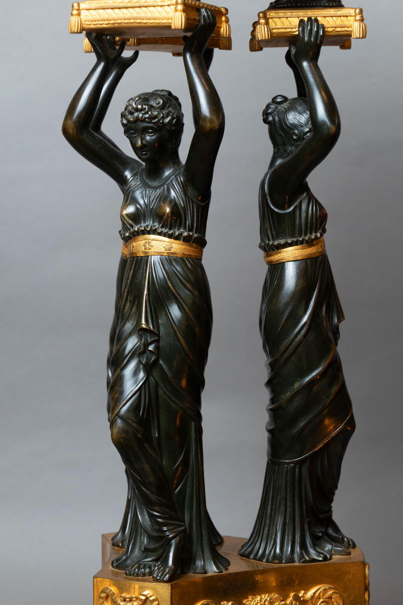 An Important Empire Period Centerpiece In Bronze Att. Thomire-photo-4