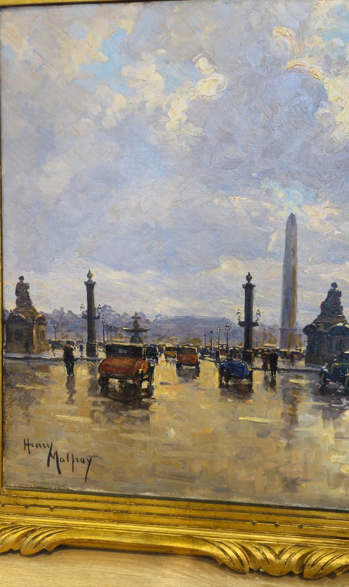 grand tableau de Paris par H.MALFROY: place de la Concorde-photo-2
