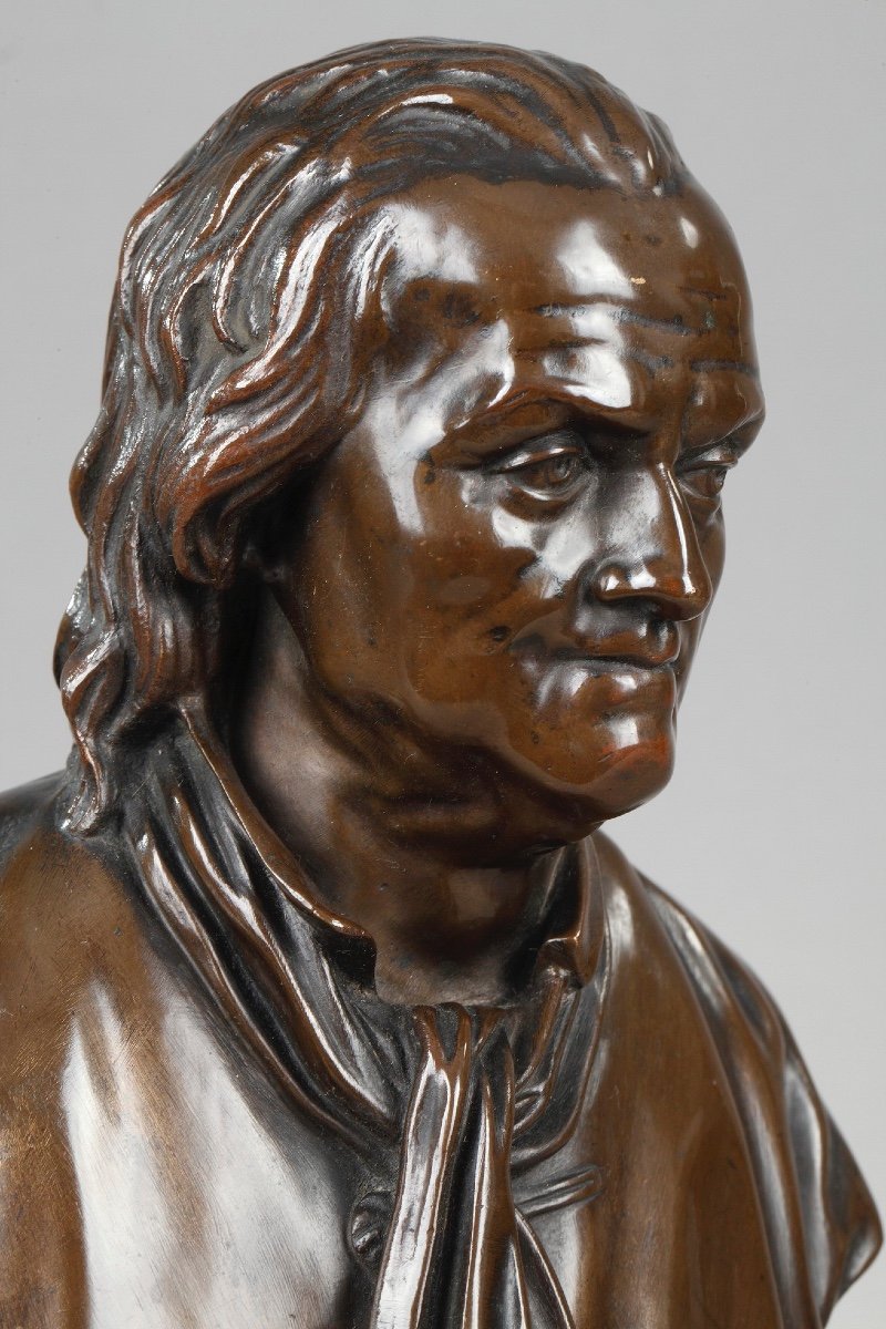 Benjamin Franklin Bust. F. Barbedienne-photo-2