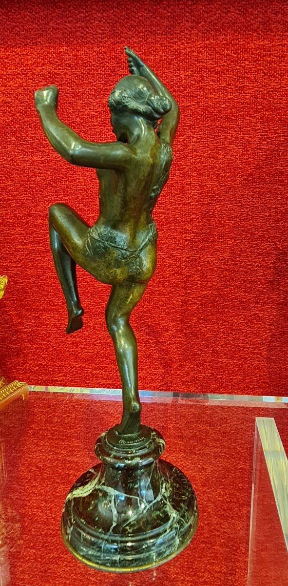 Bronze Art Déco, La Danseuse, Signé Clemencin-photo-2