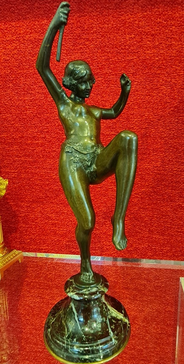 Bronze Art Déco, La Danseuse, Signé Clemencin