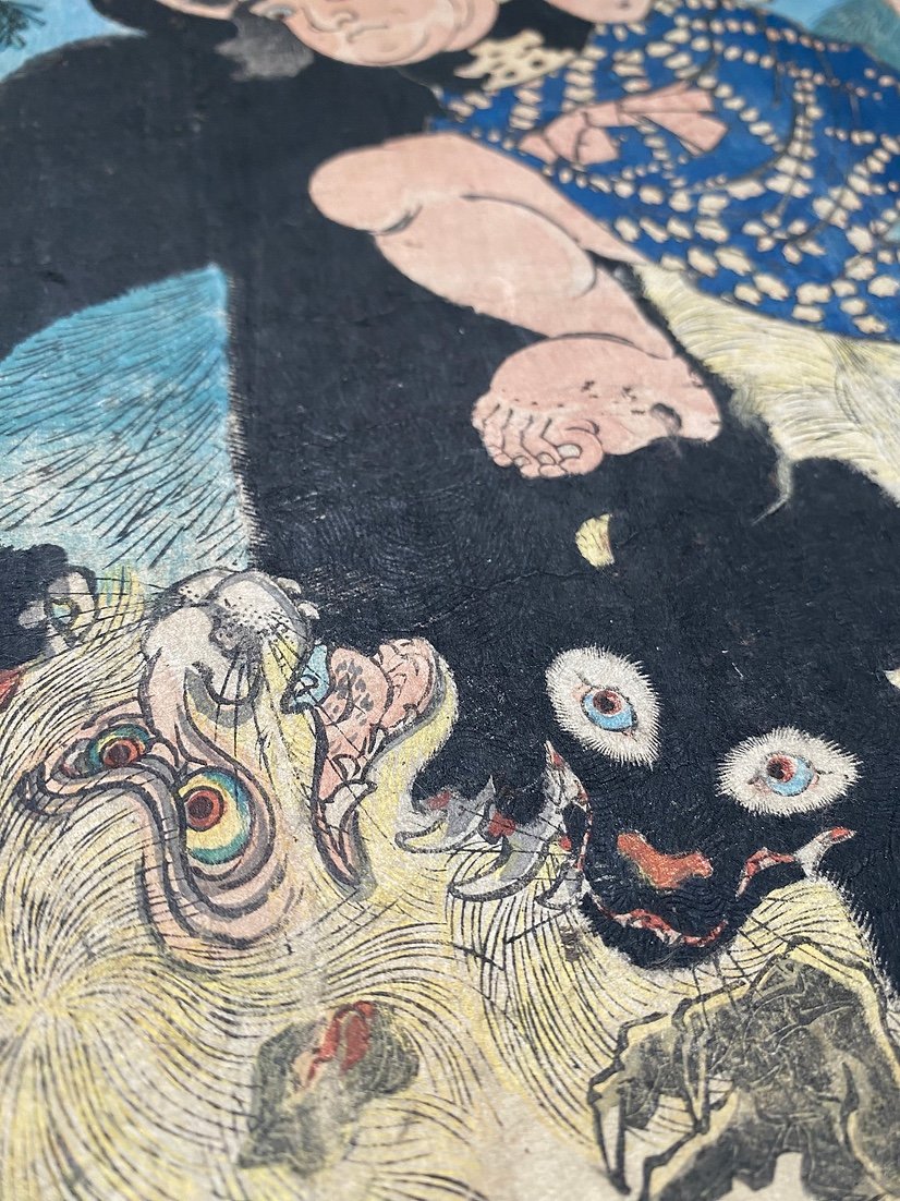 Estamp Japonaise, Kunisada, Kintaro-photo-3