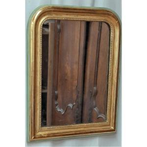 Mirror And Frame In Golden Wood Louis Philippe 68x54 Cm