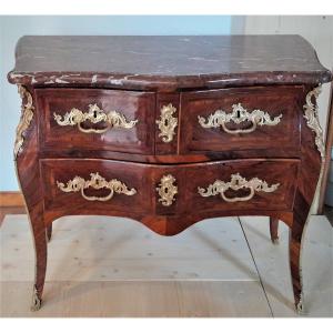 Commode Louis XV En Palissandre Estampillée  Antoine Criaerd 